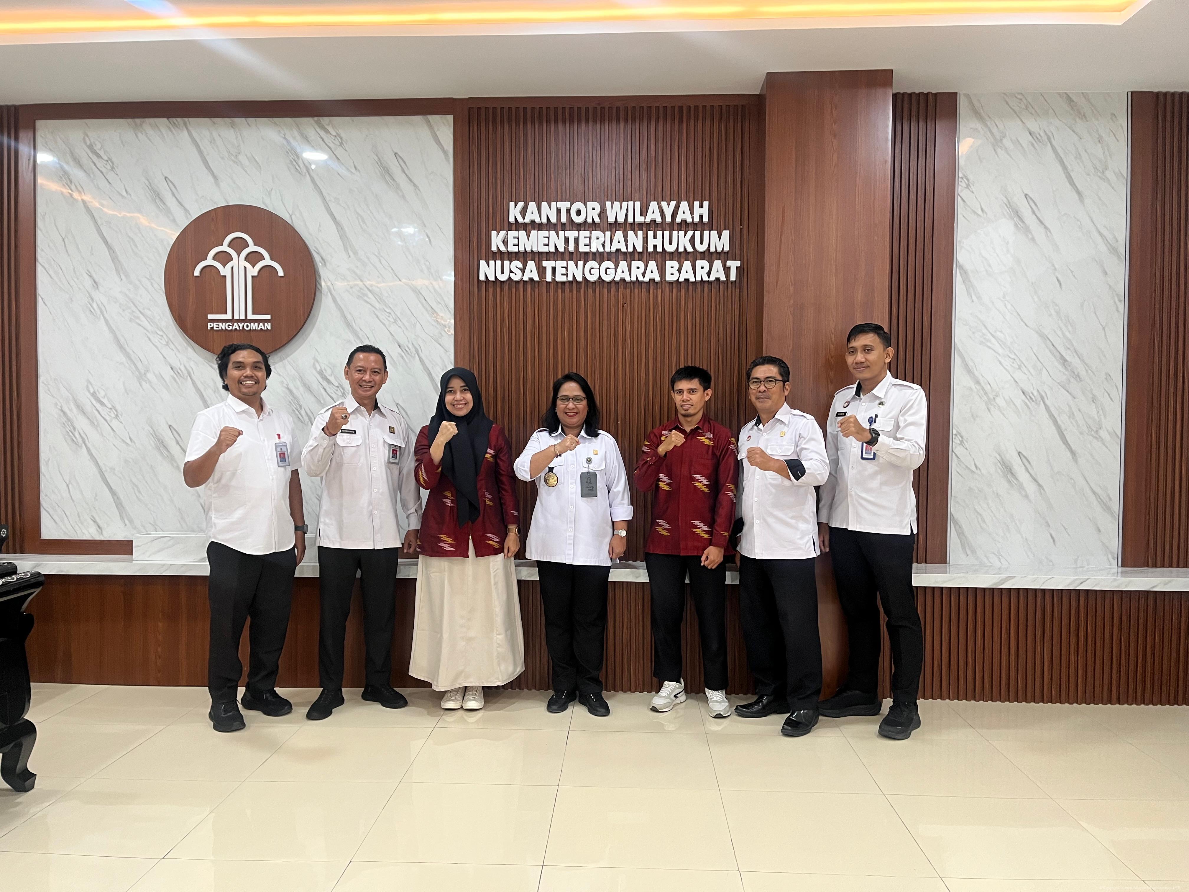 BRIDA Kota Bima dan Kanwil Kemenkum NTB Siap Berkolaborasi Gelar Edukasi Kekayaan Intelektual